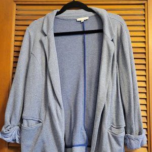 Skies Are Blue Asa Knit Blazer Light Blue